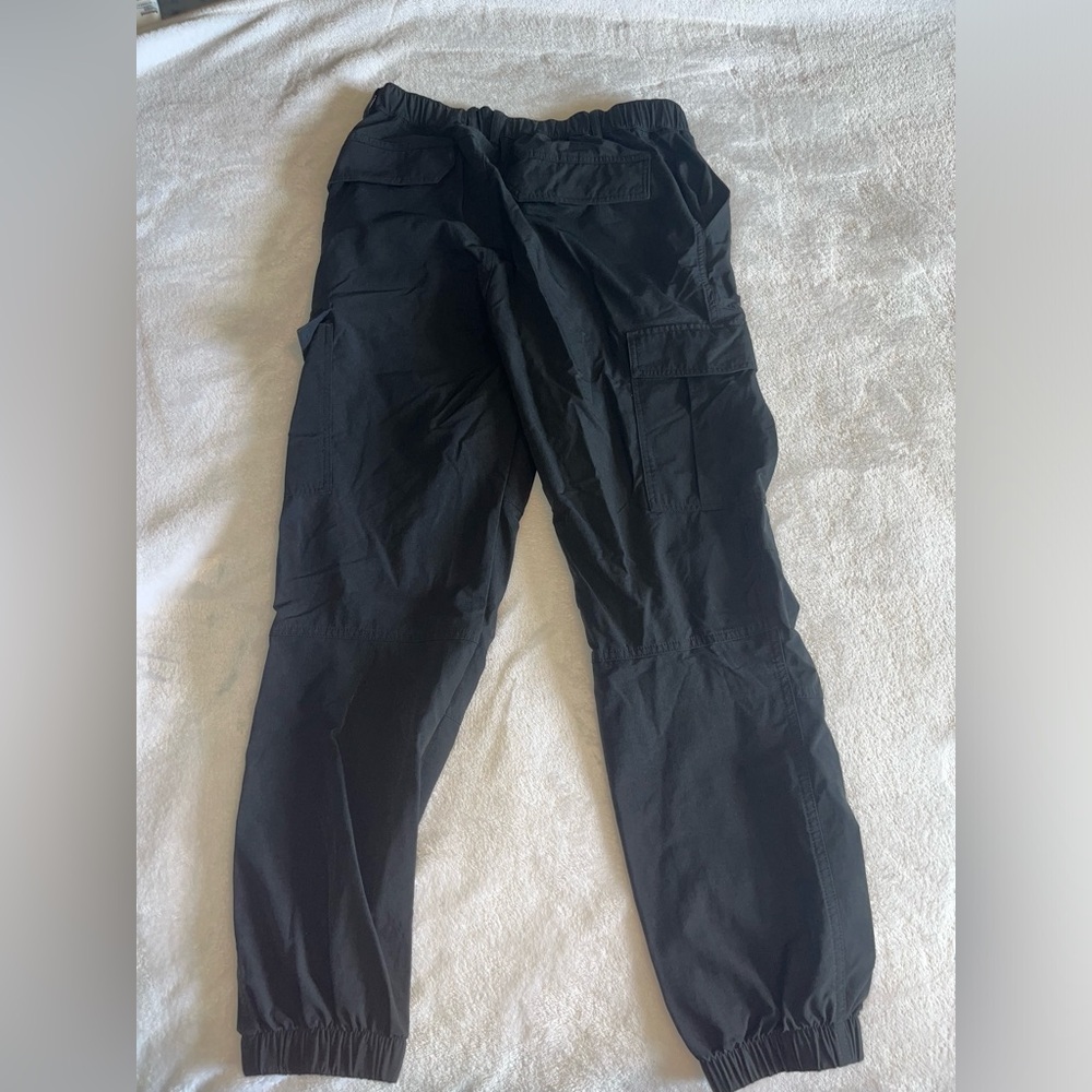 Black cargo pants